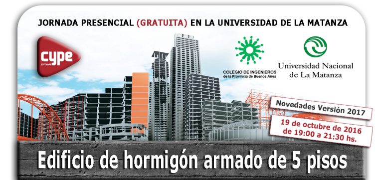 Lee más sobre el artículo Jornada Presencial Gratuita en la UNLAM: Edificio de Hormigón Armado