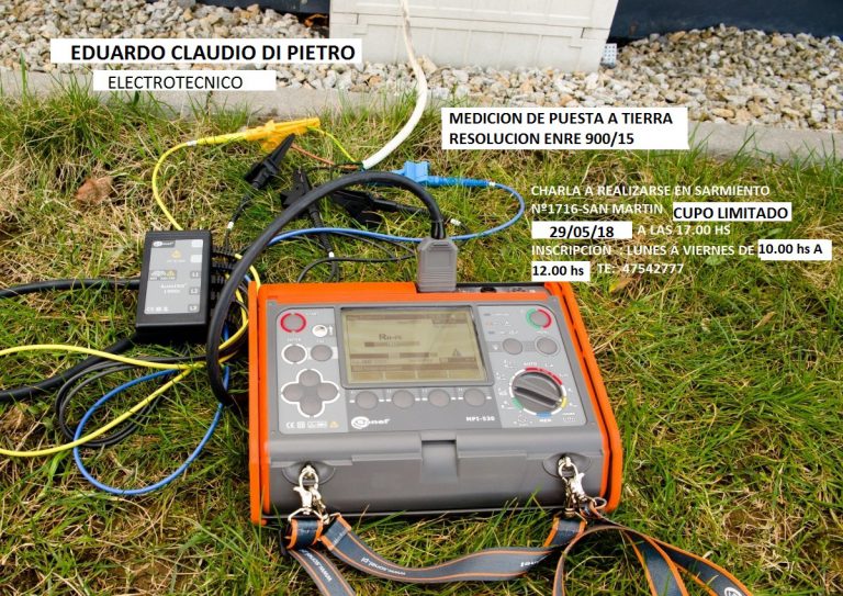 Lee más sobre el artículo Medición de Puesta a Tierra, en Delegación San Martín